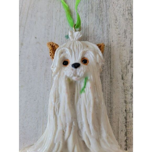 Kurt S Adler Shih Tzu dog AS IS pet ornament Xmas decor - Picture 2 of 6